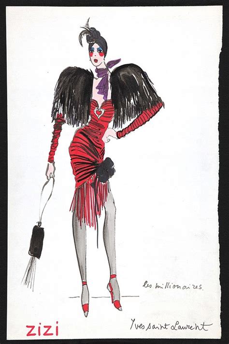 yves saint laurent opere d'arte|yves saint laurent sketches.